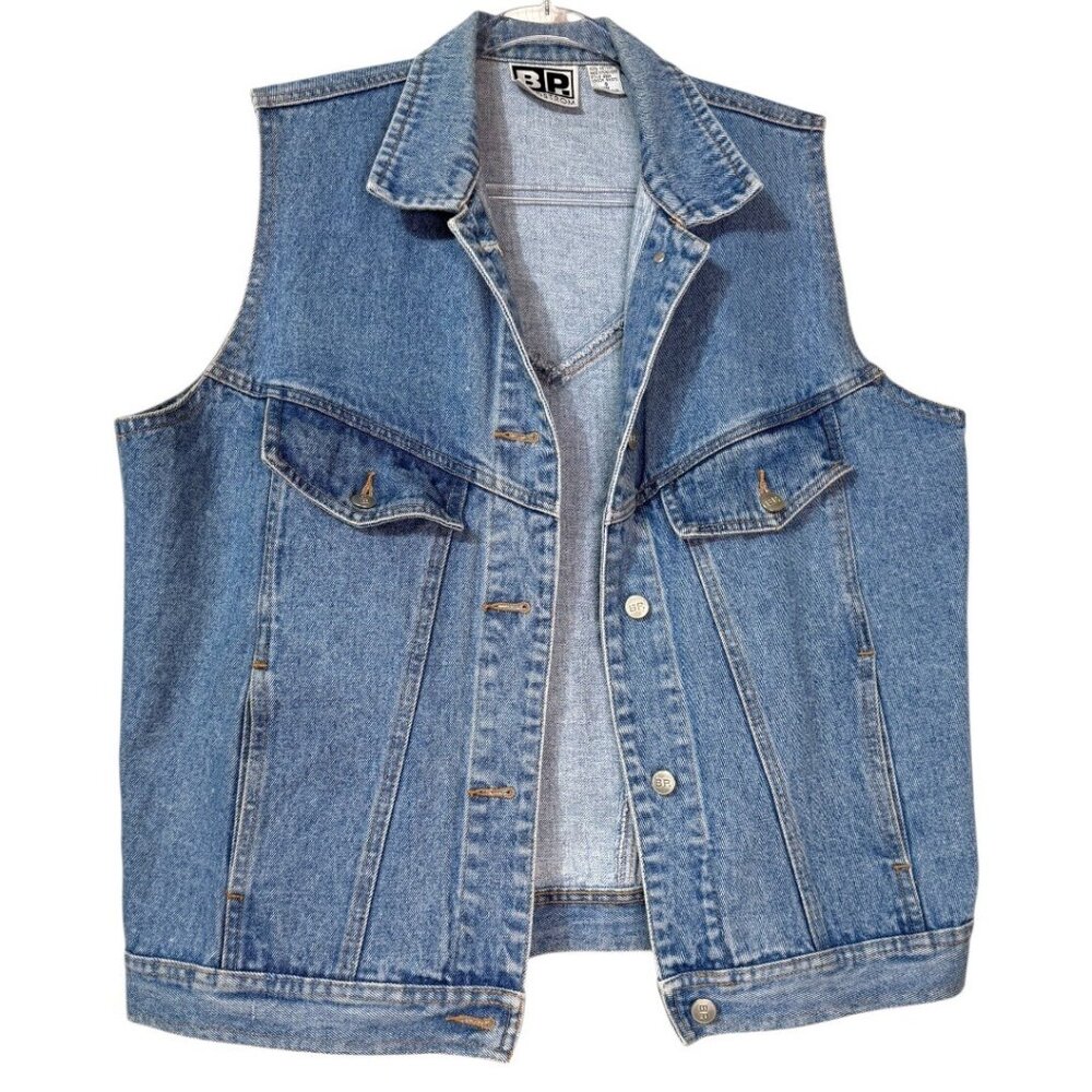 BP.‎ Nordstrom Women's Denim Blue Jean Vest - Size Small